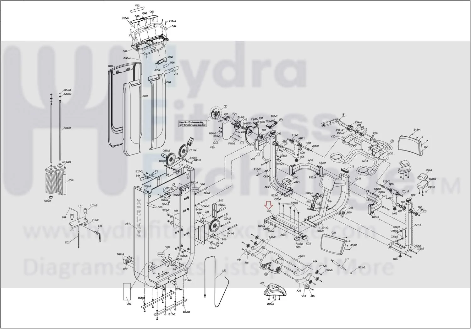 Matrix G7-S51-02 G7-S34-02 Strength System Pedal Painting Iced Silver 1000413144 - Image 2