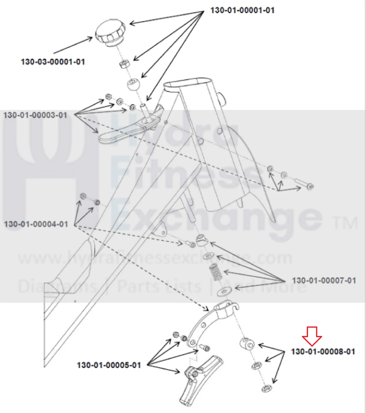 Matrix LS9.9IC IC3 Stationary Bike Brake Adjustment Drum Kit ZMS4002219 - Image 2
