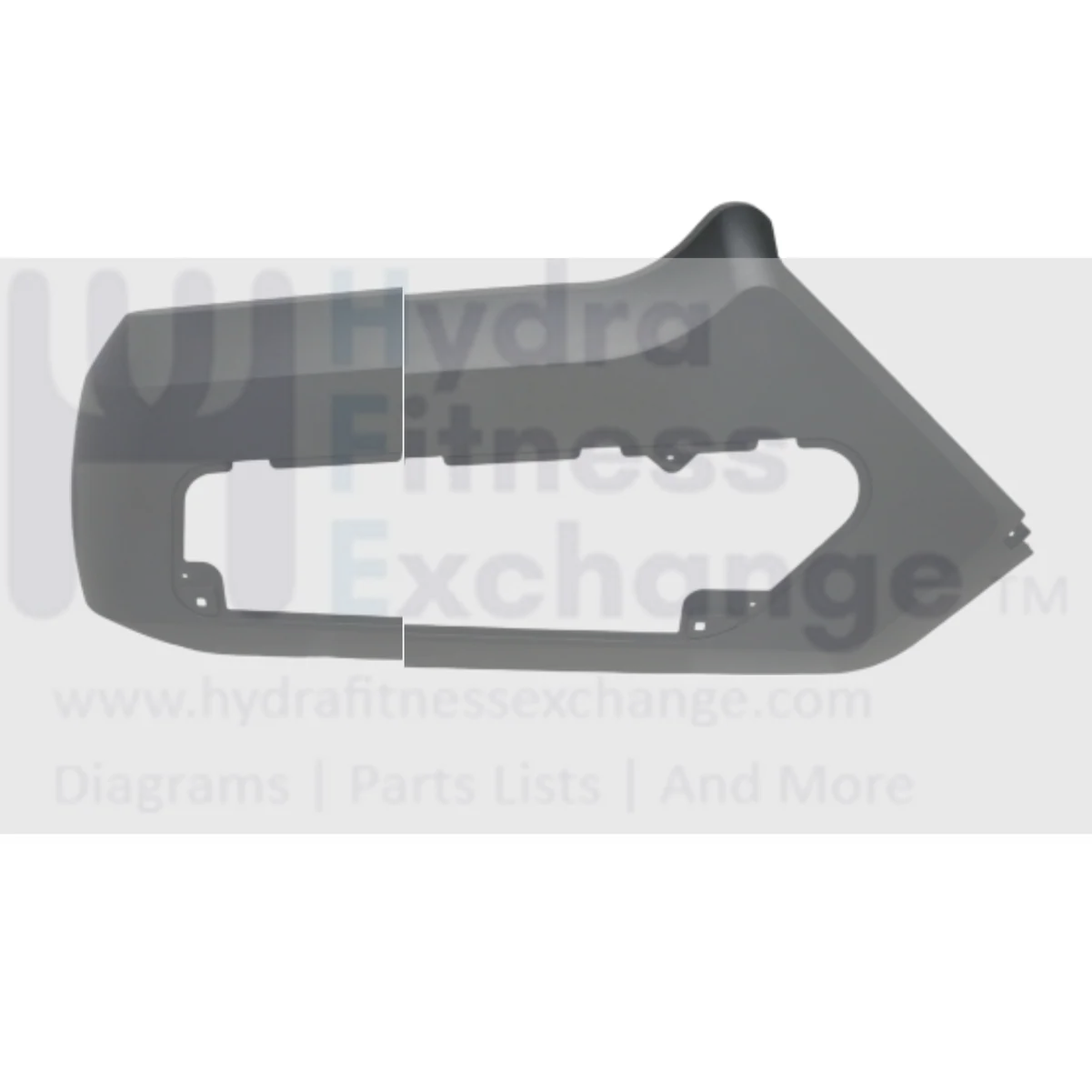 Matrix Performance Series ClimbMill Stepper Step Right Cover Gray 1000309608