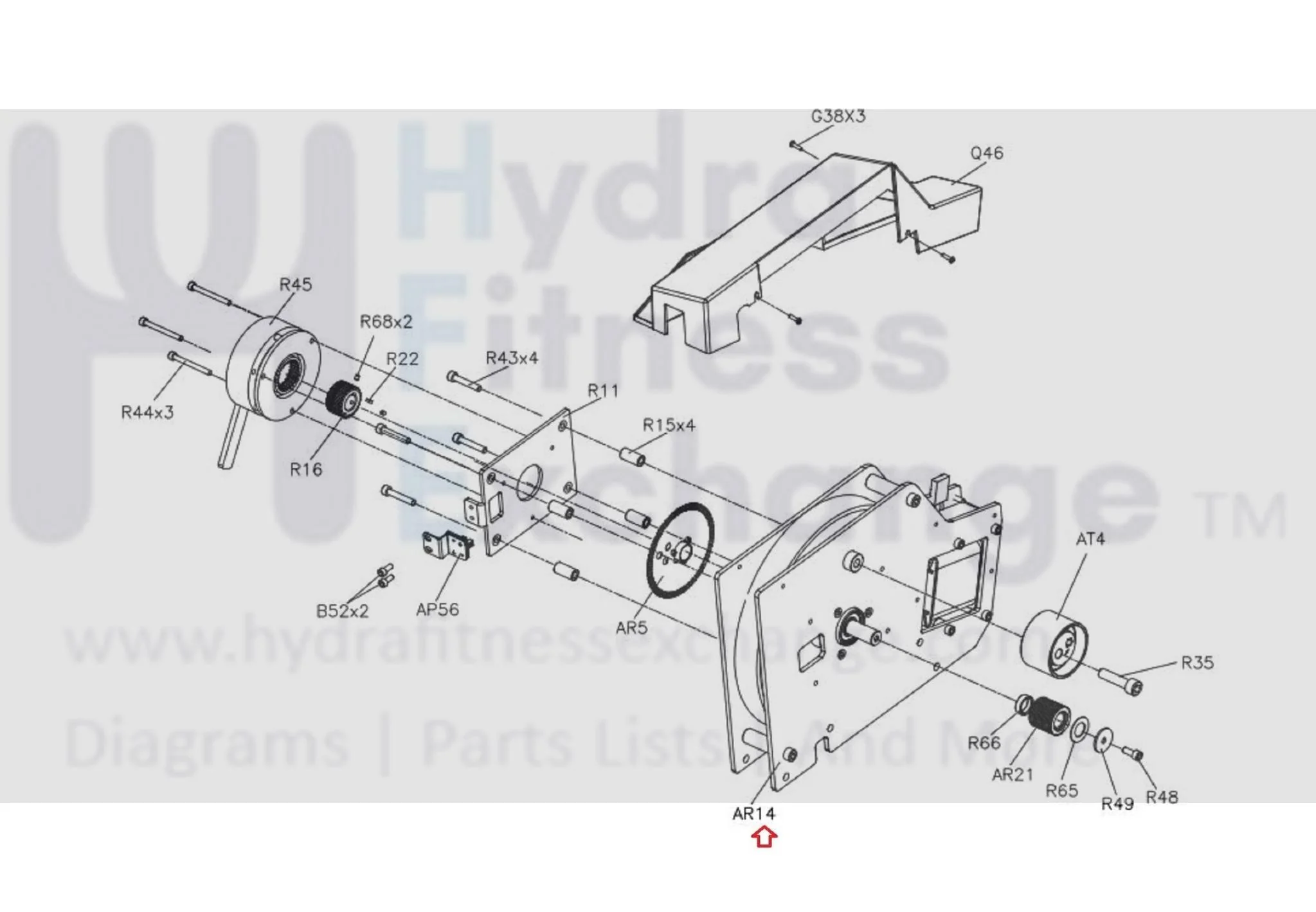 Matrix Retail CTM697 CTM699 CTM698 CS36 CS38 Stepper Step Fly Wheel Set 1000430876 - Image 3