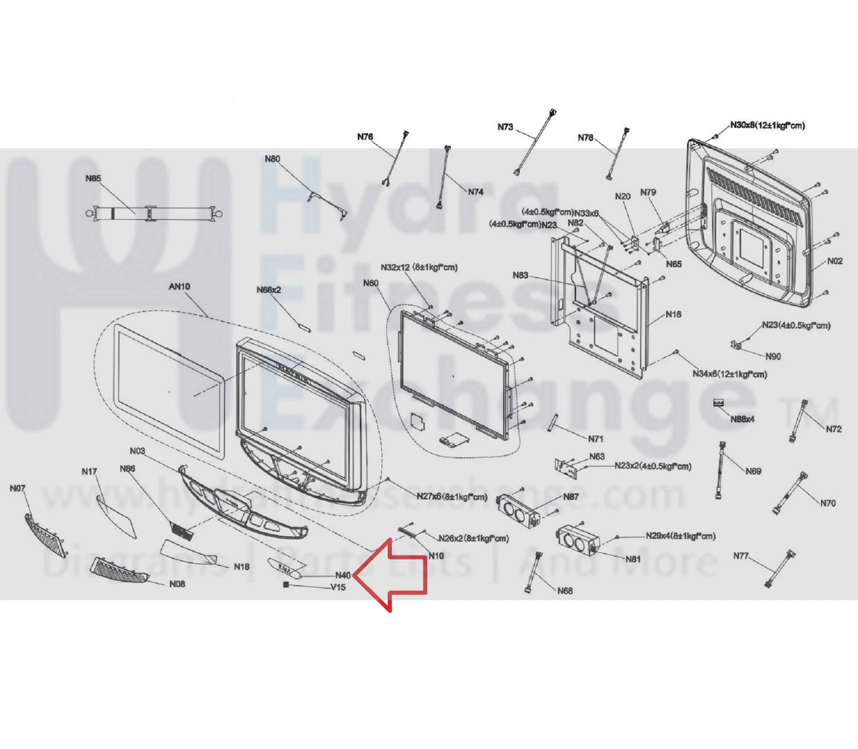 Matrix Retail CTM753 CTM1028 Treadmill USB CTL Overlay 1000450573 - Image 3