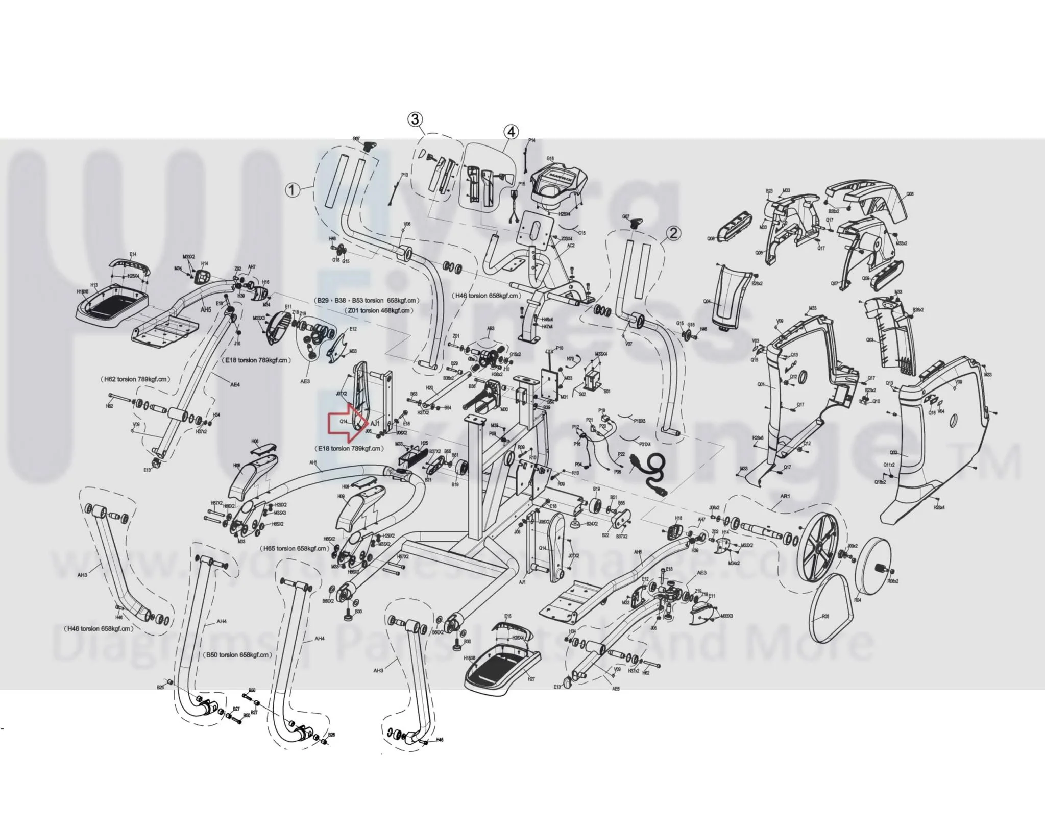 Matrix Retail EP727 EP298 Elliptical Welding Crank Arm 1000341846 - Image 3