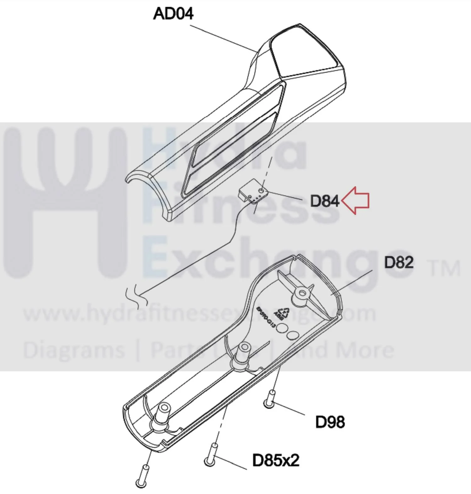 Matrix Retail RB207 RB208 RB213 RB212 Recumbent Bike Right Quick Key Connected Wire 24AWG 750mm 1000379351 - Image 3