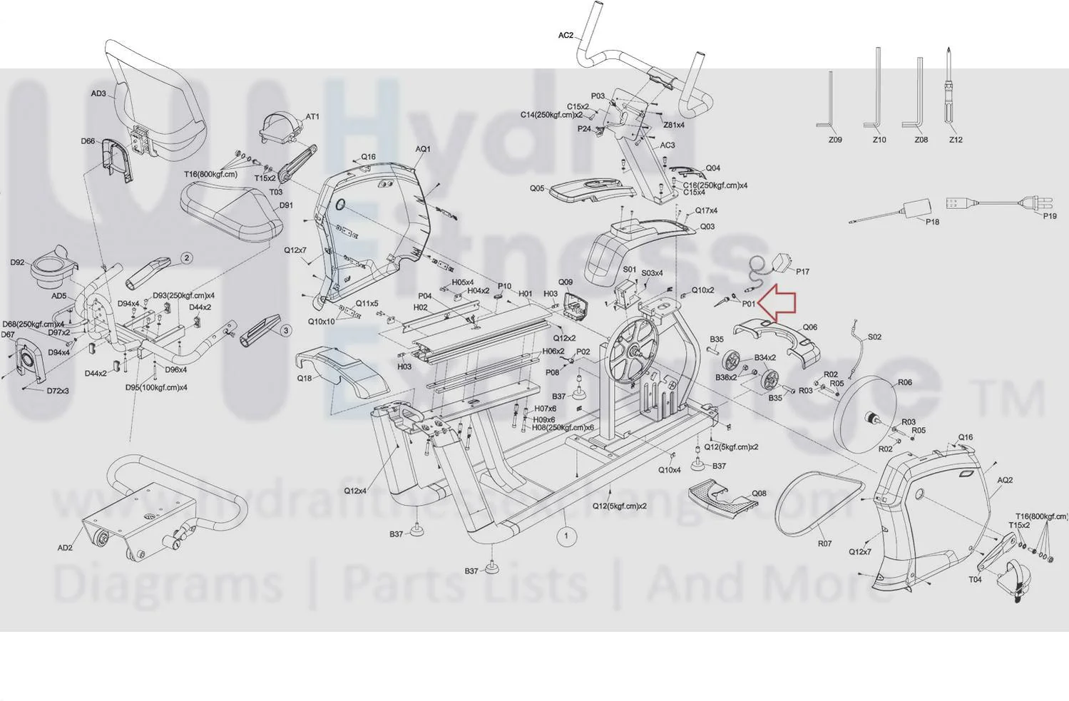 Matrix Retail Recumbent Bike Power Entry Jack Wire 1000225747 - Image 2