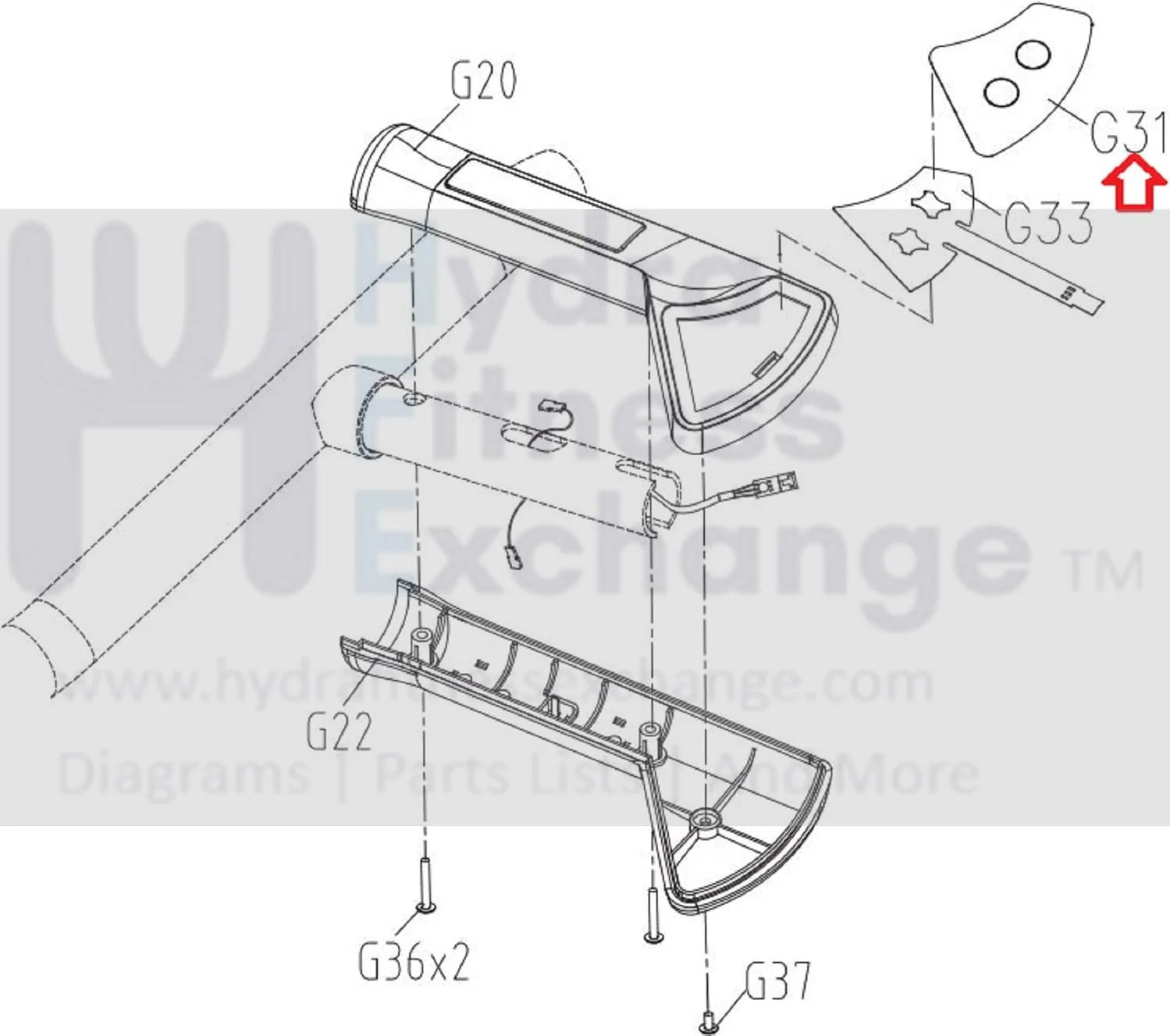 Matrix Retail Stepper Step Left Quick Key Overlay 1000430734 - Image 2