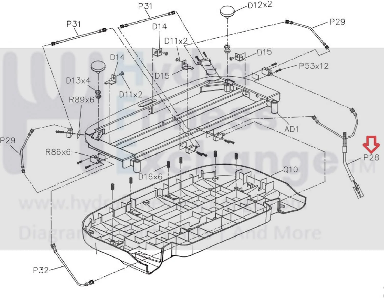 Matrix Retail Stepper Step Limit Switch Wire A 1000404312 - Image 2