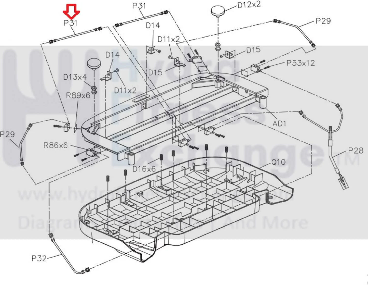 Matrix Retail Stepper Step Limit Switch Wire C 1000411289 - Image 2