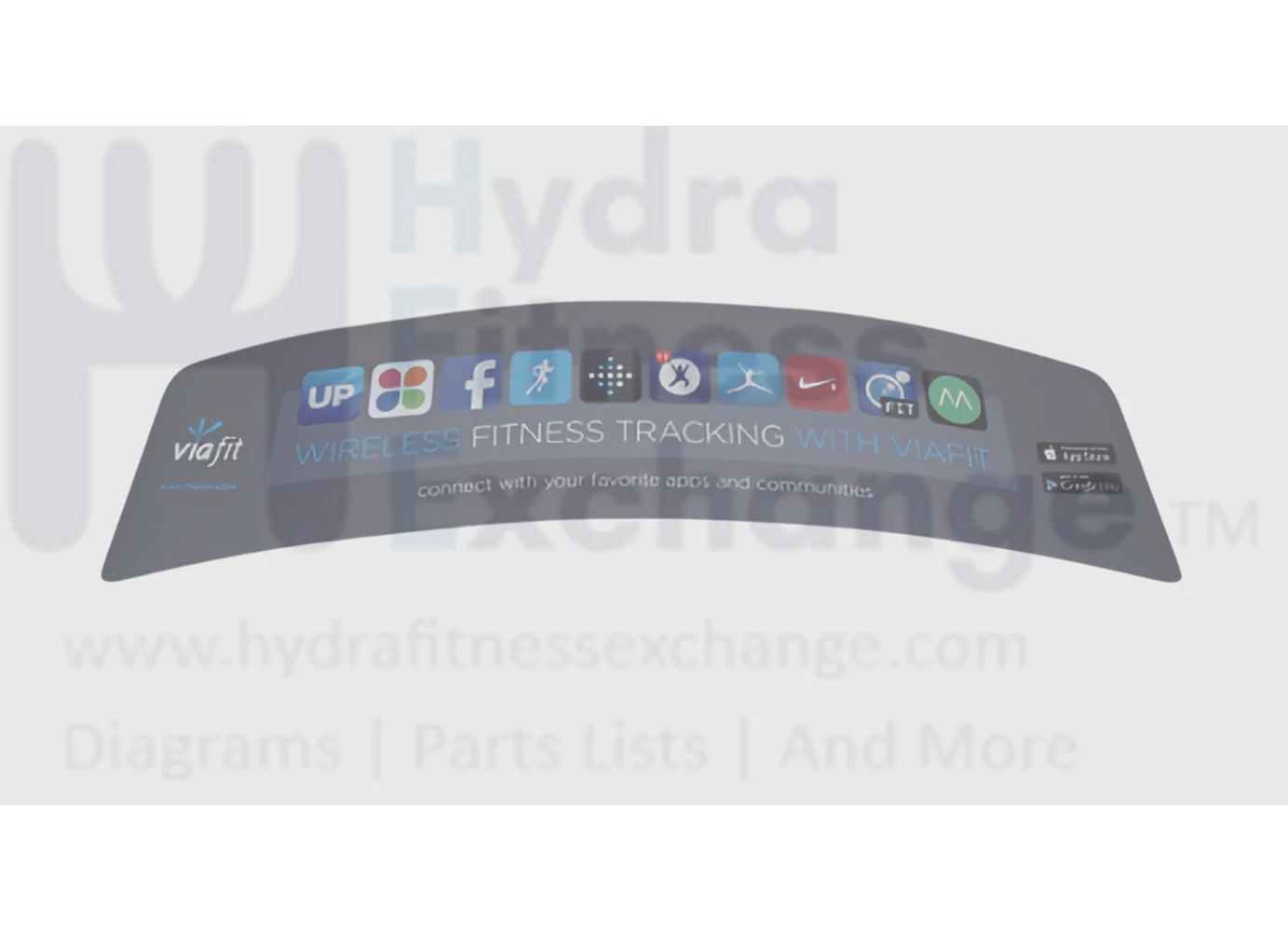 Matrix Retail Treadmill Console Pop Decal 1000379622 - Image 2