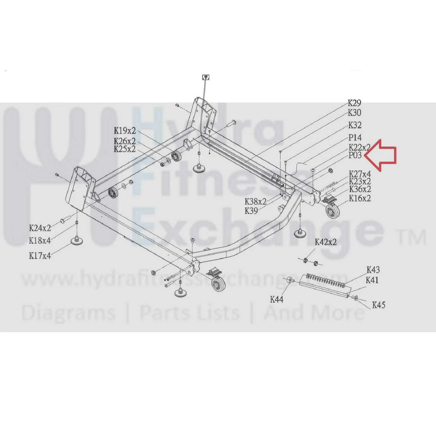 Matrix Retail Treadmill Down Console Wire Set 2750mm 24AWG 1000370478 - Image 2