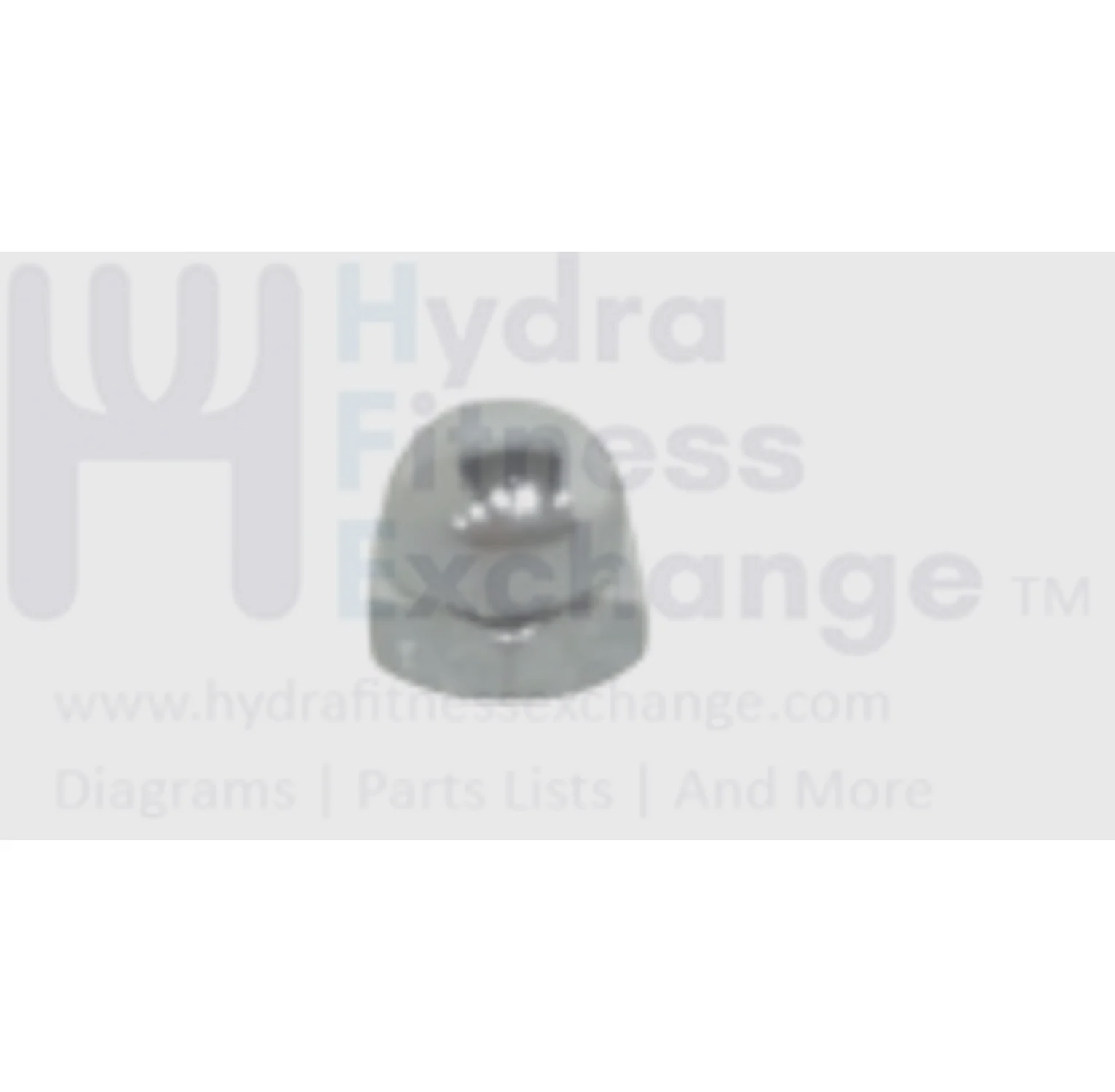 Matrix Retail Treadmill White Zinc Acorn Nut Cap M5 x 0.8P 1000402601