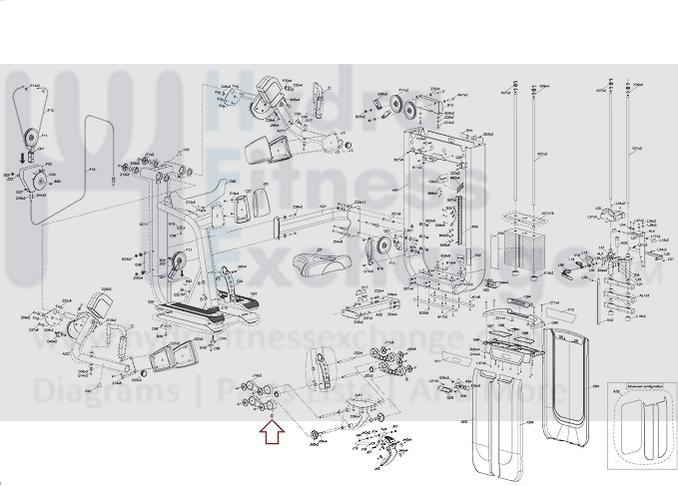 Matrix Strength System Left Down Seat Connect Rod Semi-Assembly 1000413268 - Image 2