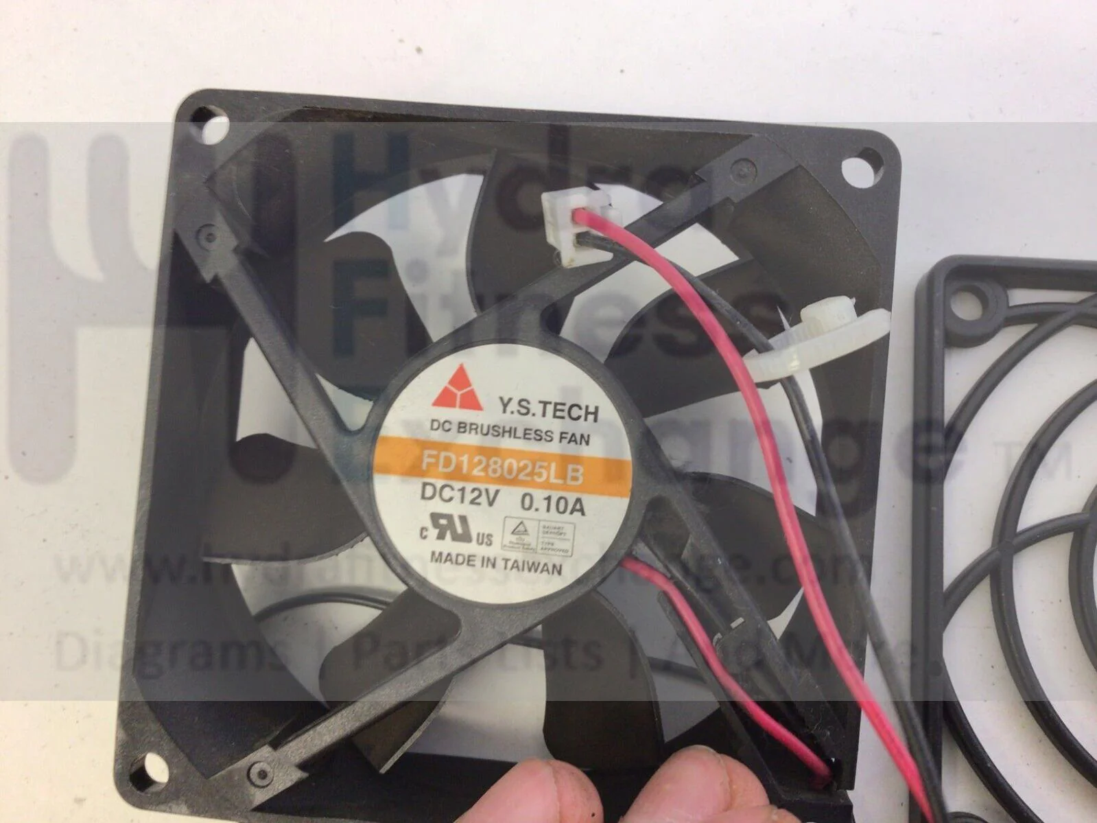 Matrix T1x T3x T3xe Treadmill Fan Set with Wire MFR-FD128025LB or 1000202962 - Image 2