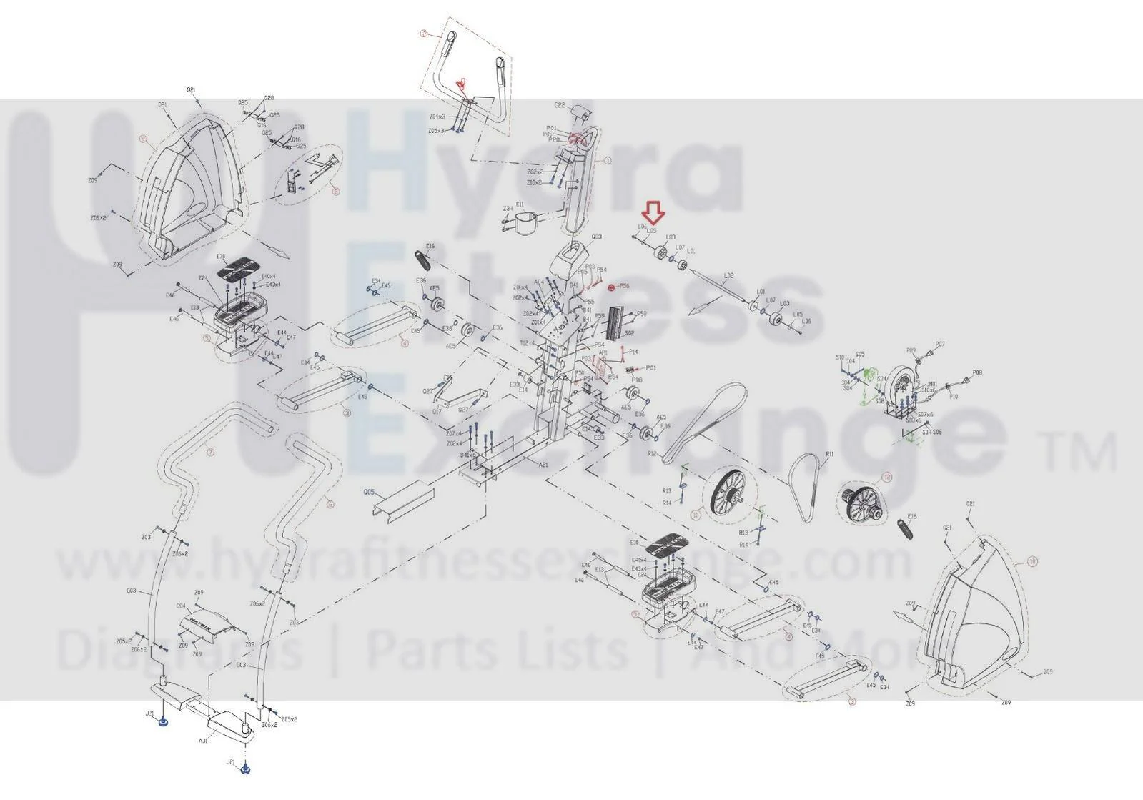 Matrix Tempo Vision Horizon Fitness Stepper Flat Washer 8.2x30.0x2.0T 005042-00 - Image 3