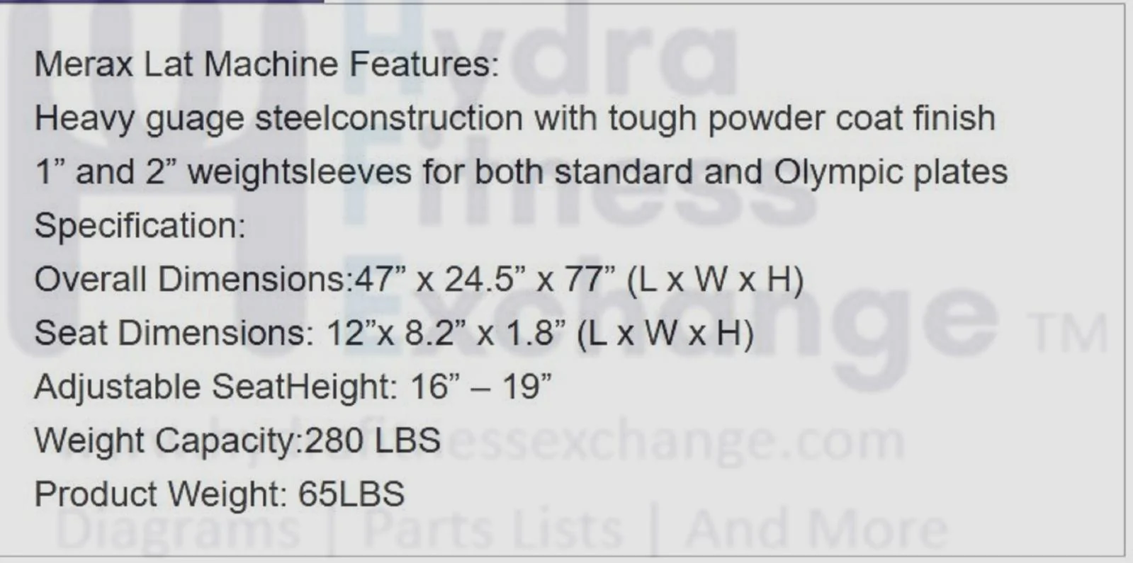 Merax LAT Pulldown Machine - Low Row Cable Pull Down Station Strength System - Image 3