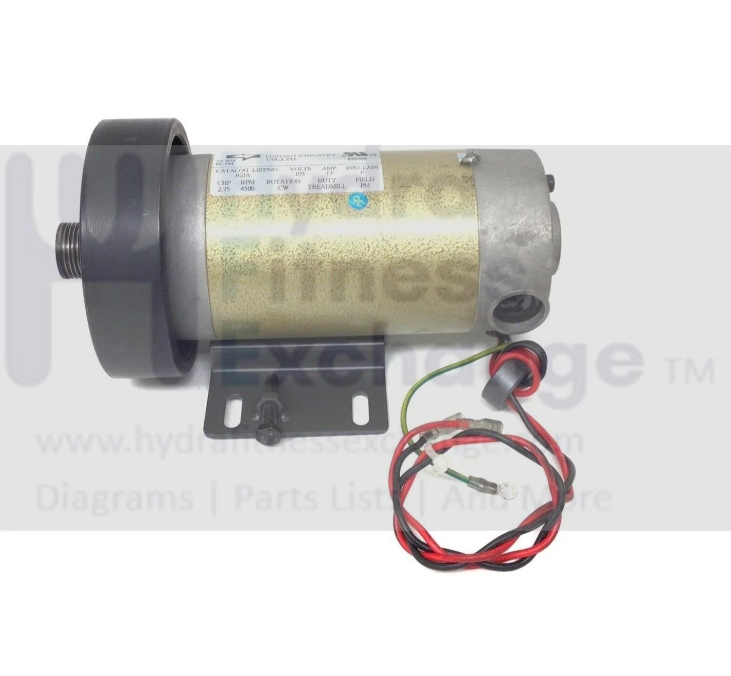 Nautilus Residential Treadmill Dc Drive Motor Set with Flywheel 1000511500