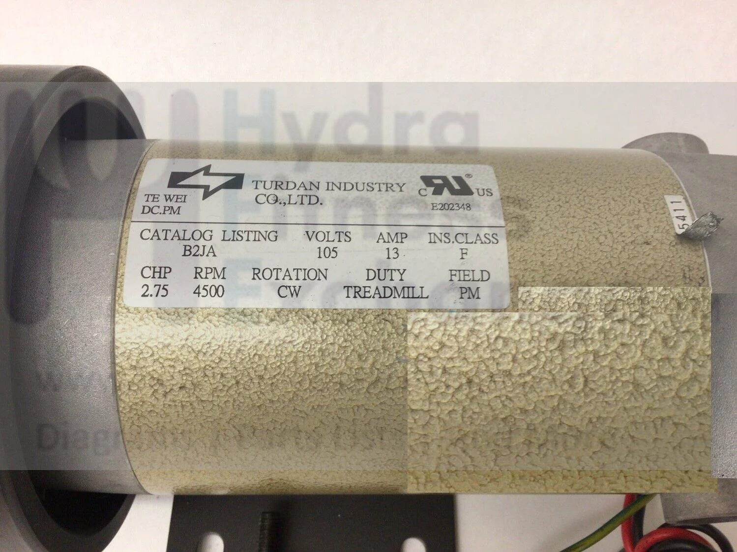 Nautilus Residential Treadmill Dc Drive Motor Set with Flywheel 1000511500 - Image 2