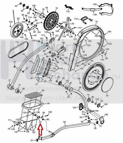 NordicTrack 14.9 Elite 16.9 Elite 12.9T Elliptical Right Pedal Plate 365063 - Image 2