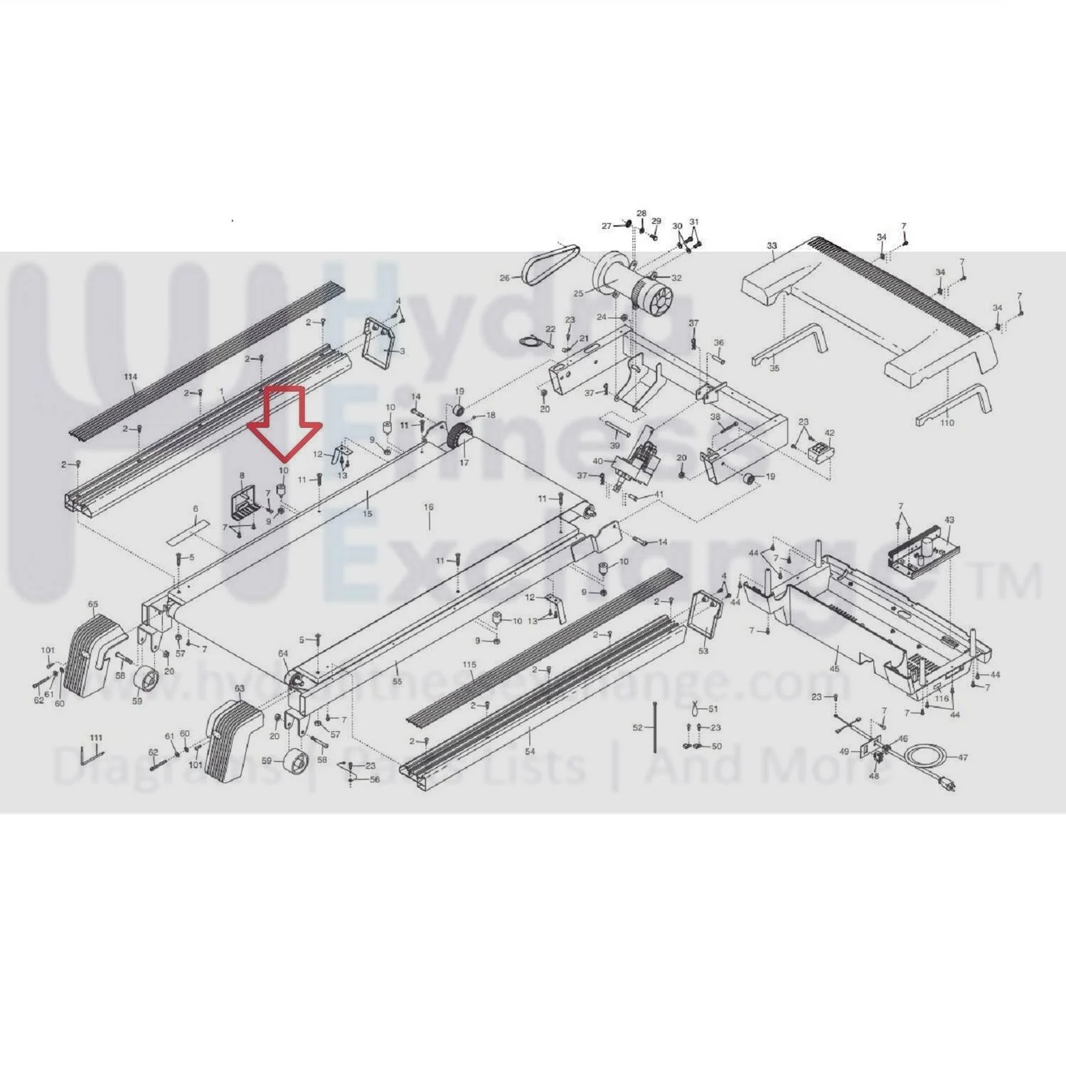 NordicTrack A2050 C2050 Treadmill Deck Isolator Spring 221454 - Image 2