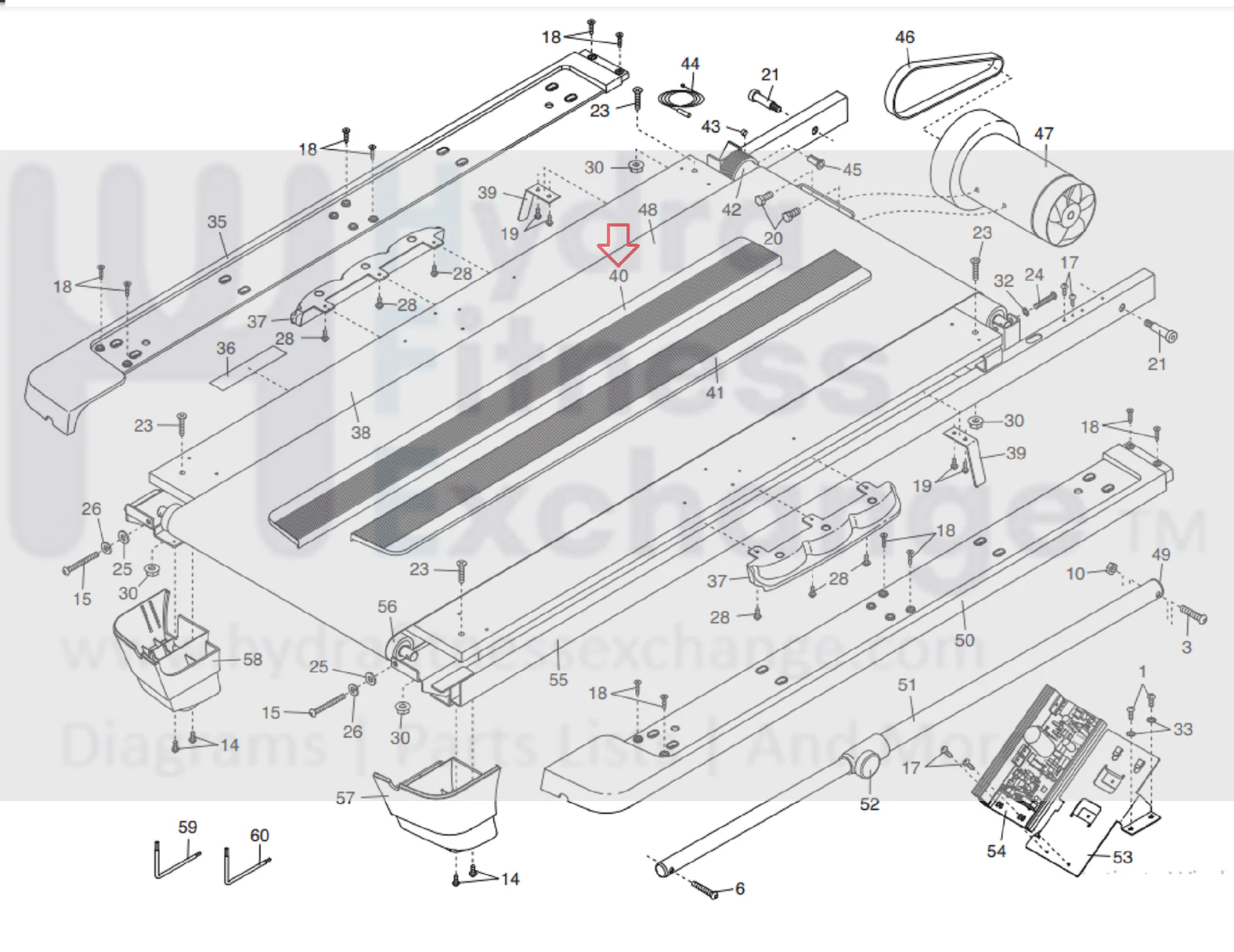 NordicTrack A2550 Pro Treadmill Left Foot Rail Cover MFR-284190 285224 - Image 2