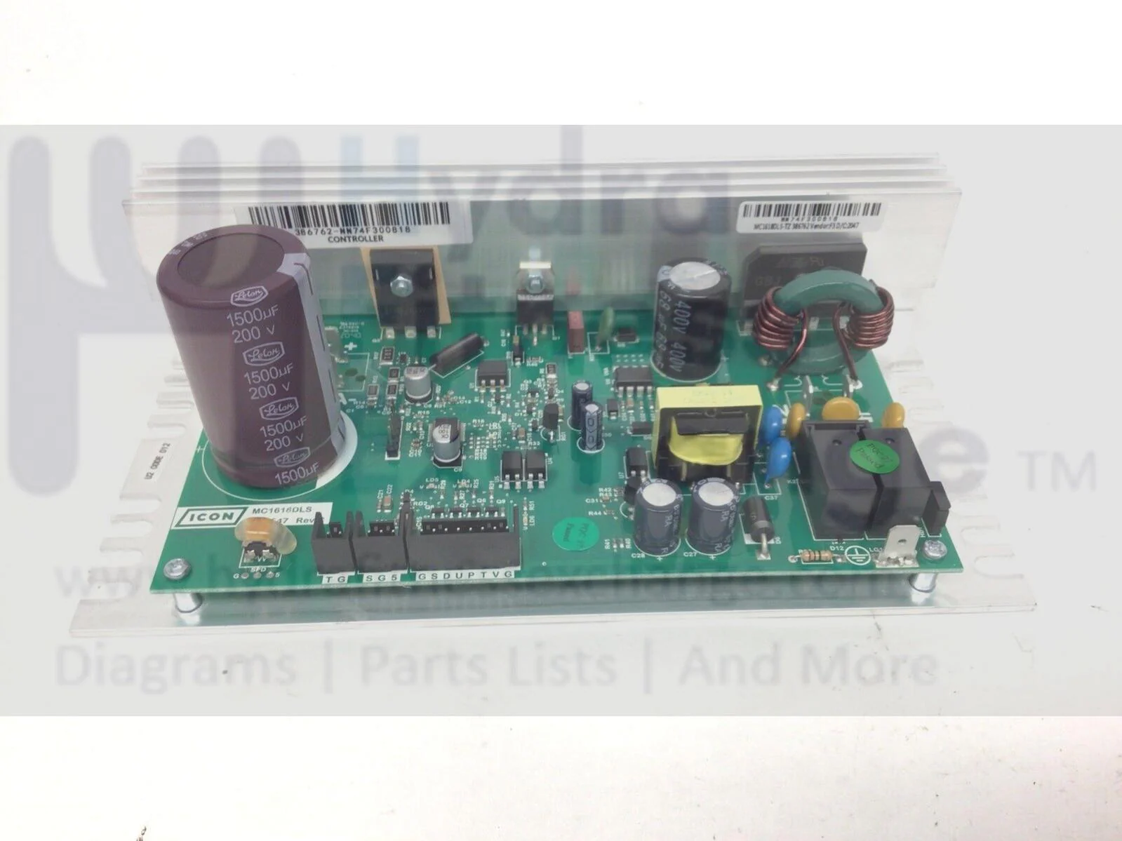 NordicTrack C 700 T 6.5 S Treadmill Lower Motor Control Board Controller 396416
