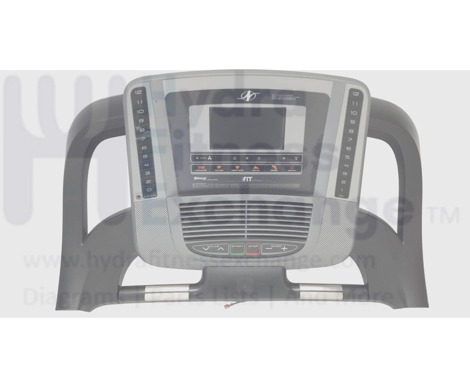 NordicTrack C 990 Treadmill Display Console Set with Base 374523 & 377273