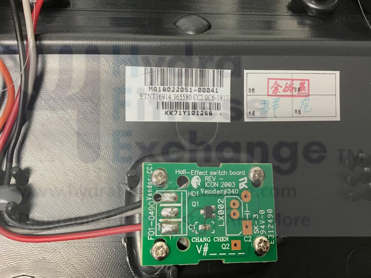 NordicTrack C630 - NTL169140 Treadmill Display Console Assembly 365780 - Image 2