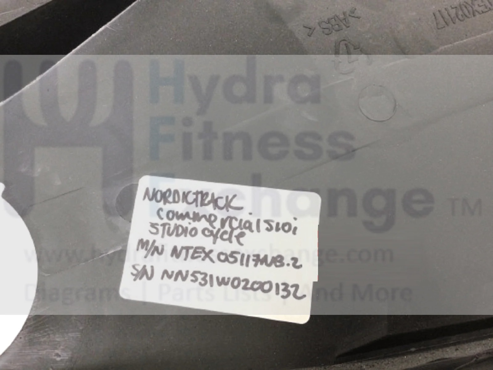 Used Nordictrack Comm.S10i World Tour Cycle Stationary Bike Right Shield Cover 396380 - Image 2