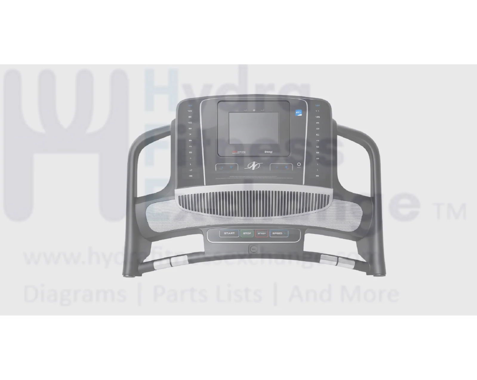 Nordictrack Commercial 1750 Treadmill Display Console Assembly W/Back 386934