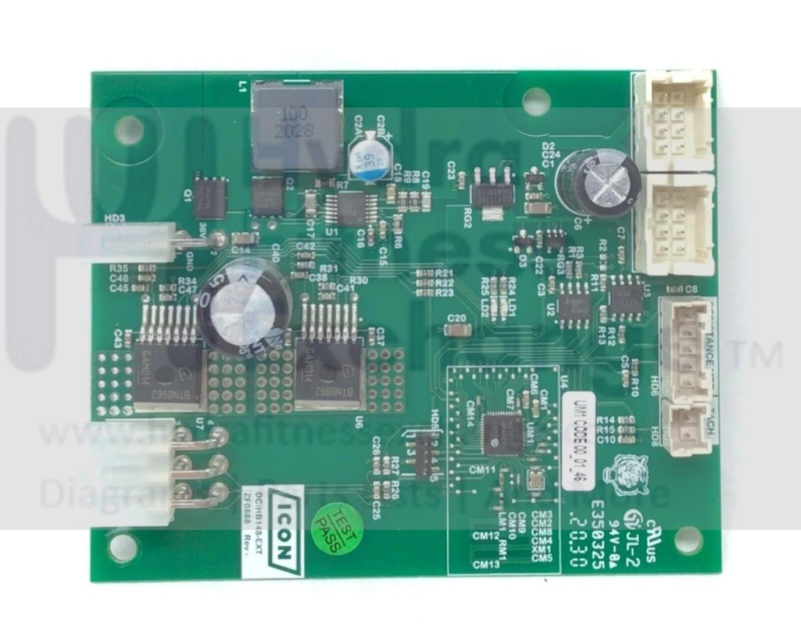 Nordictrack CommS10i Stationary Bike Lower Motor Control Board Controller 430157