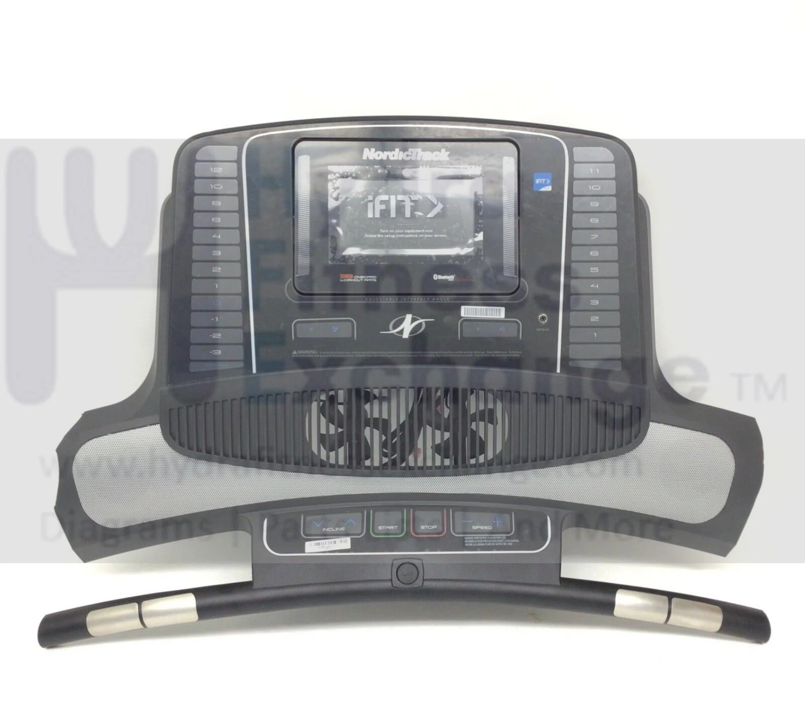 NordicTrack Epic FreeMotion Elliptical Blemished Display Console Panel 385806