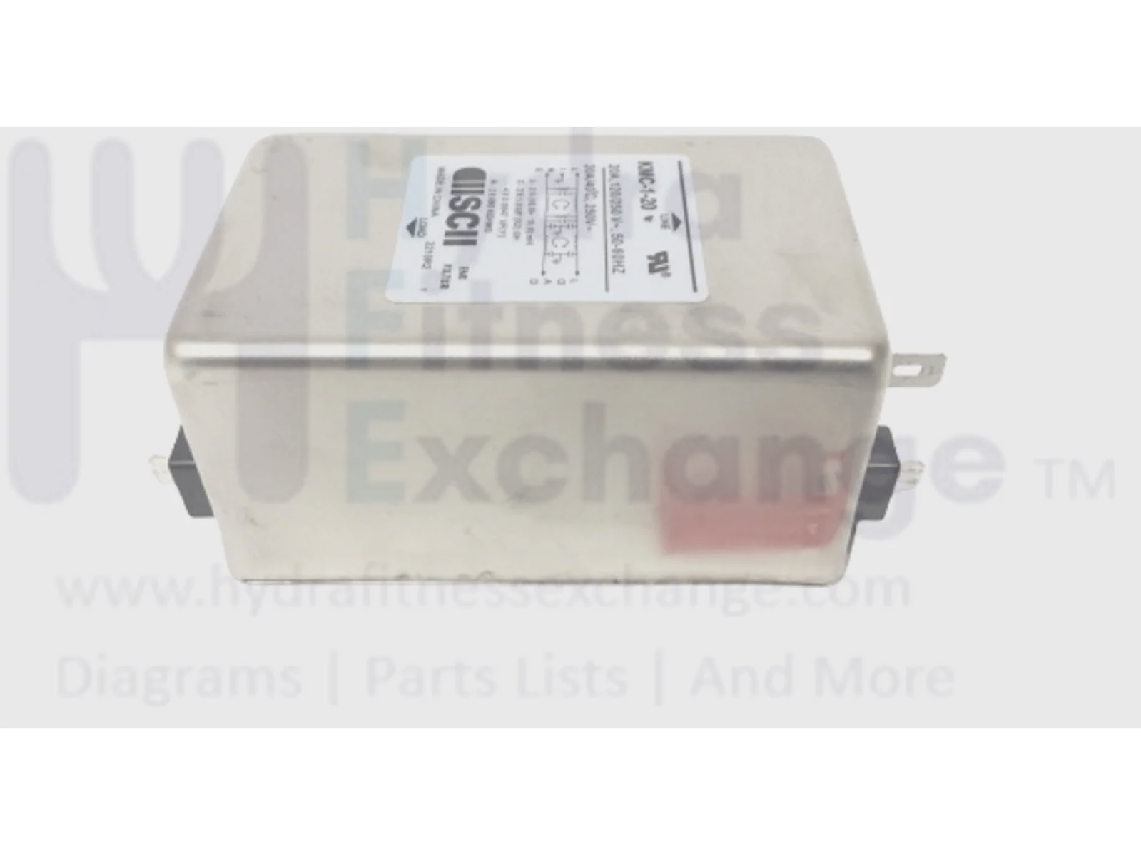 NordicTrack FreeMotion Treadmill Power Input EMI Filter MFR-KMC-1-20 296477 - Image 2