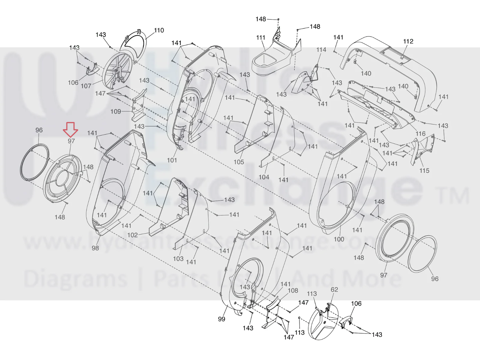 NordicTrack FS9I FS7I FS10I Elliptical Shield Disc with Decal MFR-397768 398087 - Image 3