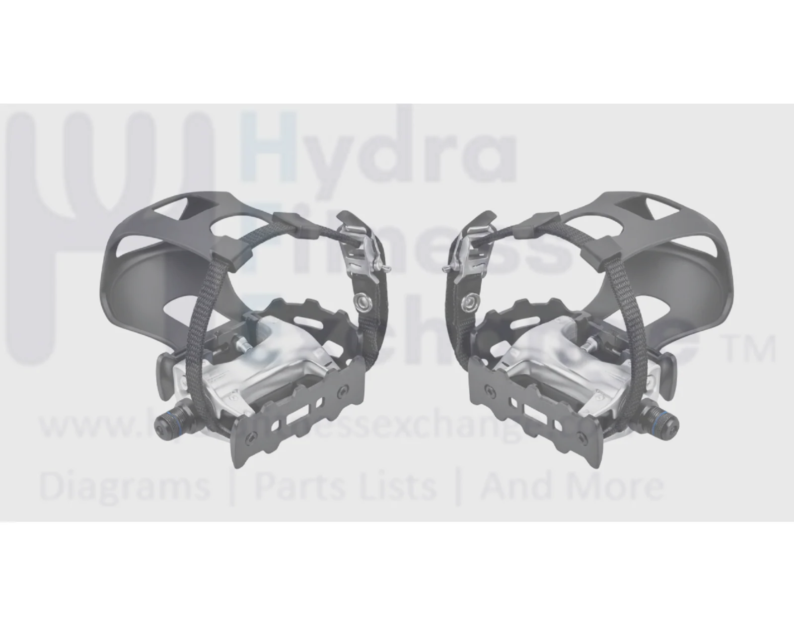 Nordictrack Indoor Cycle Left & Right Foot Pedal Pair Spindle 9/16" 393597
