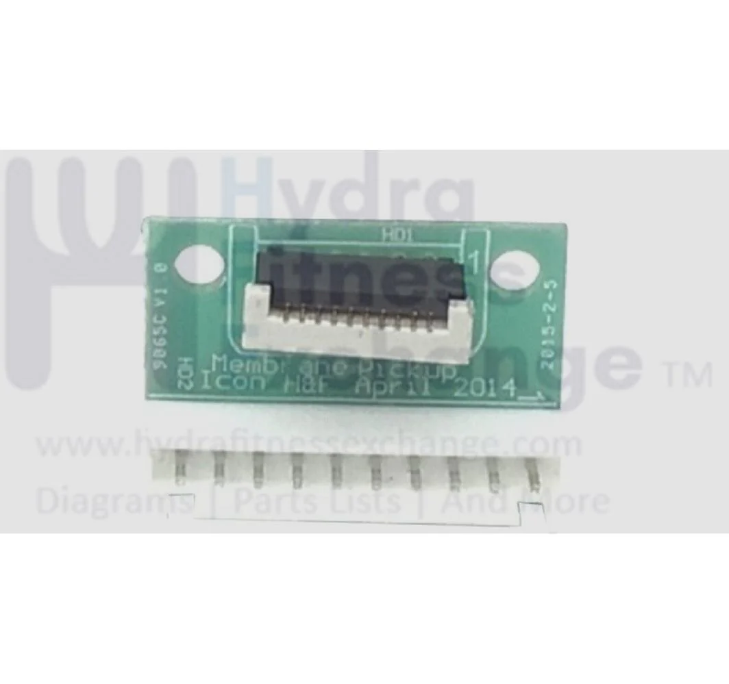 NordicTrack NETL247190 Treadmill Console Membrane Pickup Board 0580071
