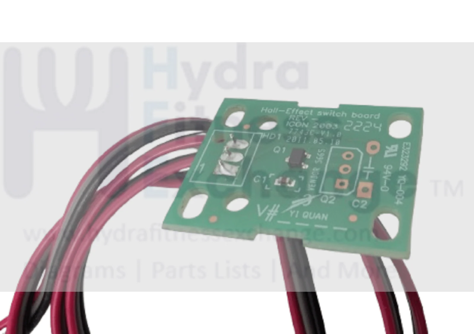 NordicTrack NETL247190 Treadmill Hall Effect Console Switch Board 1642972 - Image 2