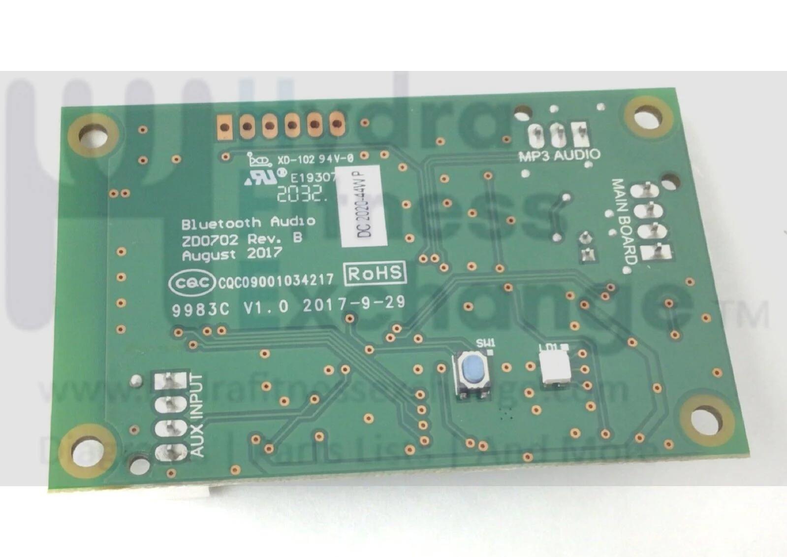 NordicTrack NTEL713200 Elliptical Audio Console Board curit-05-conl - Image 2