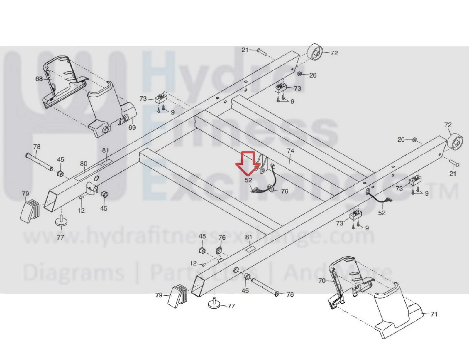 NordicTrack NTL240131 Treadmill Base Wire Harness 358598 - Image 2