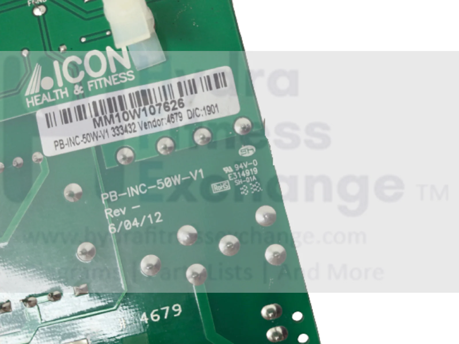 Used NordicTrack Proform Elliptical Lower Motor Control Board Controller 370174 - Image 3