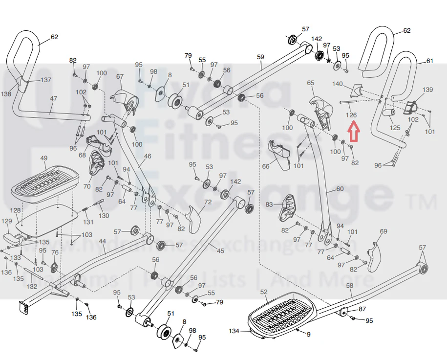 NordicTrack ProForm Elliptical Screw M6 X 110MM 378015 - Image 3