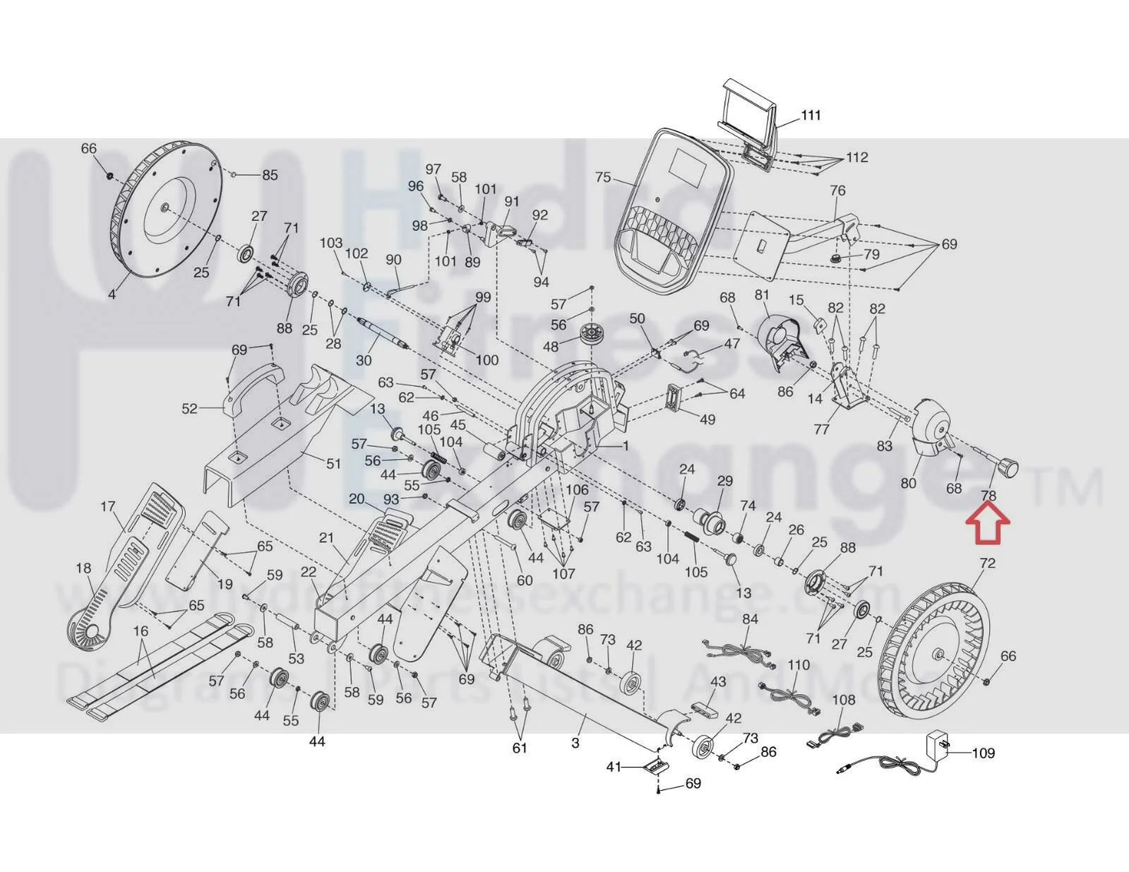 Nordictrack ProForm Pro Trainer 500 750R R10 RW500 RW200 Rower Knob 396430 - Image 2