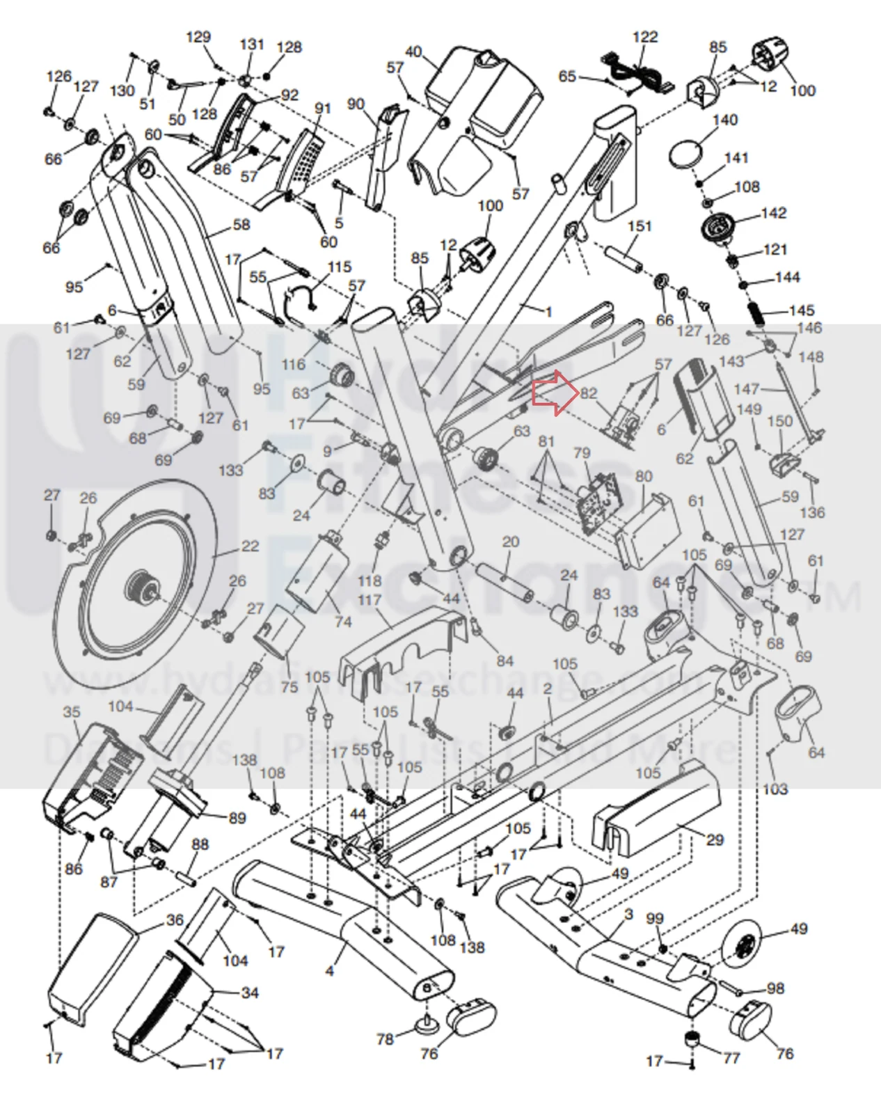 NordicTrack ProForm Stationary Bike Resistance Gear Motor Brake Tensioner 411461 - Image 3