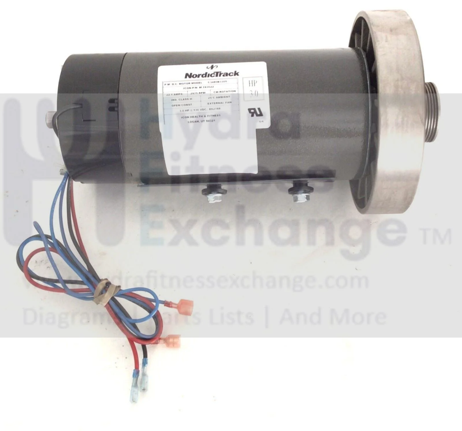NordicTrack Proform Treadmill DC Drive Motor with Flywheel MFR-M-193022 195651