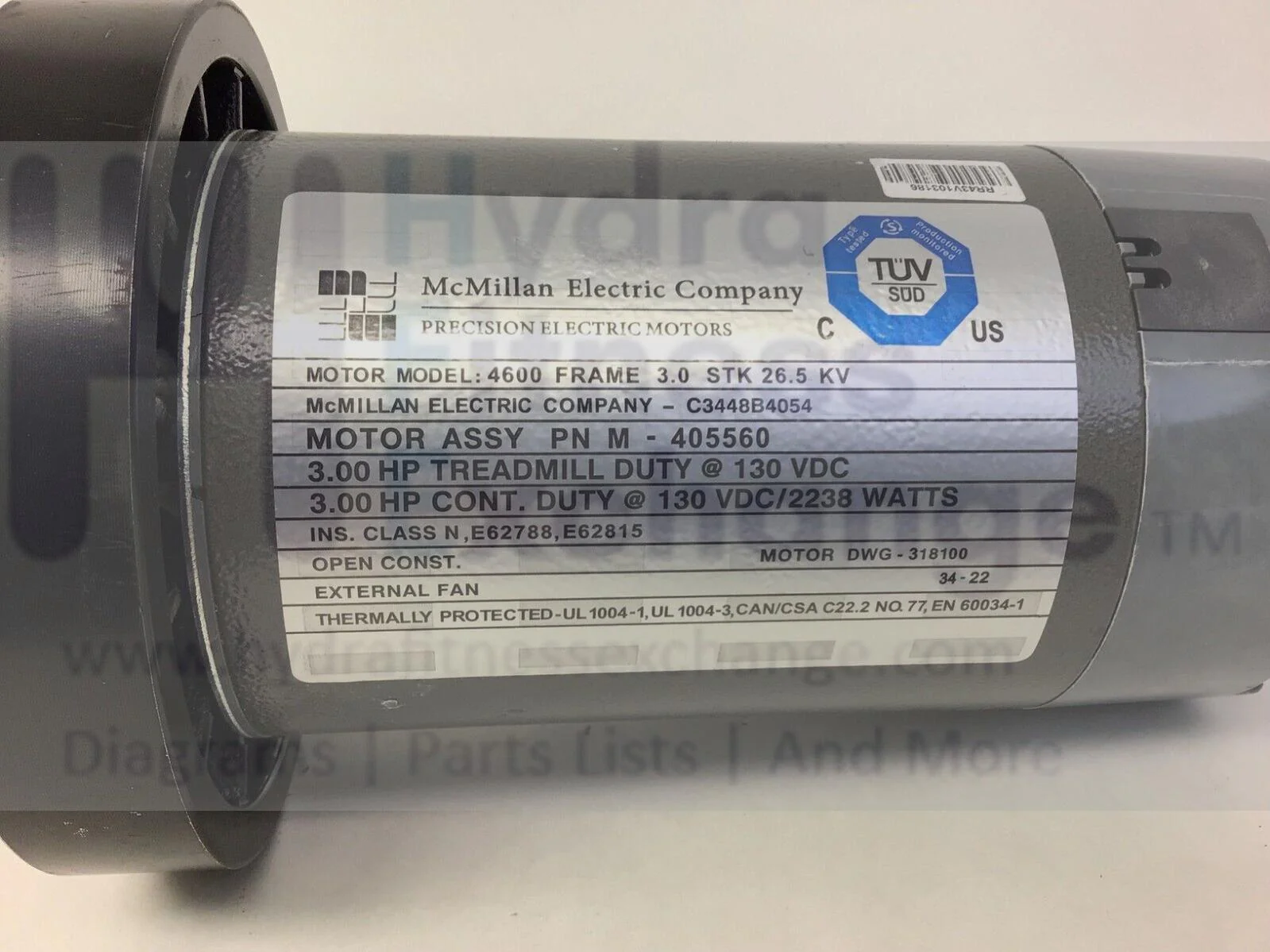 NordicTrack Proform Treadmill DC Drive Motor without Flywheel 405667 - Image 2