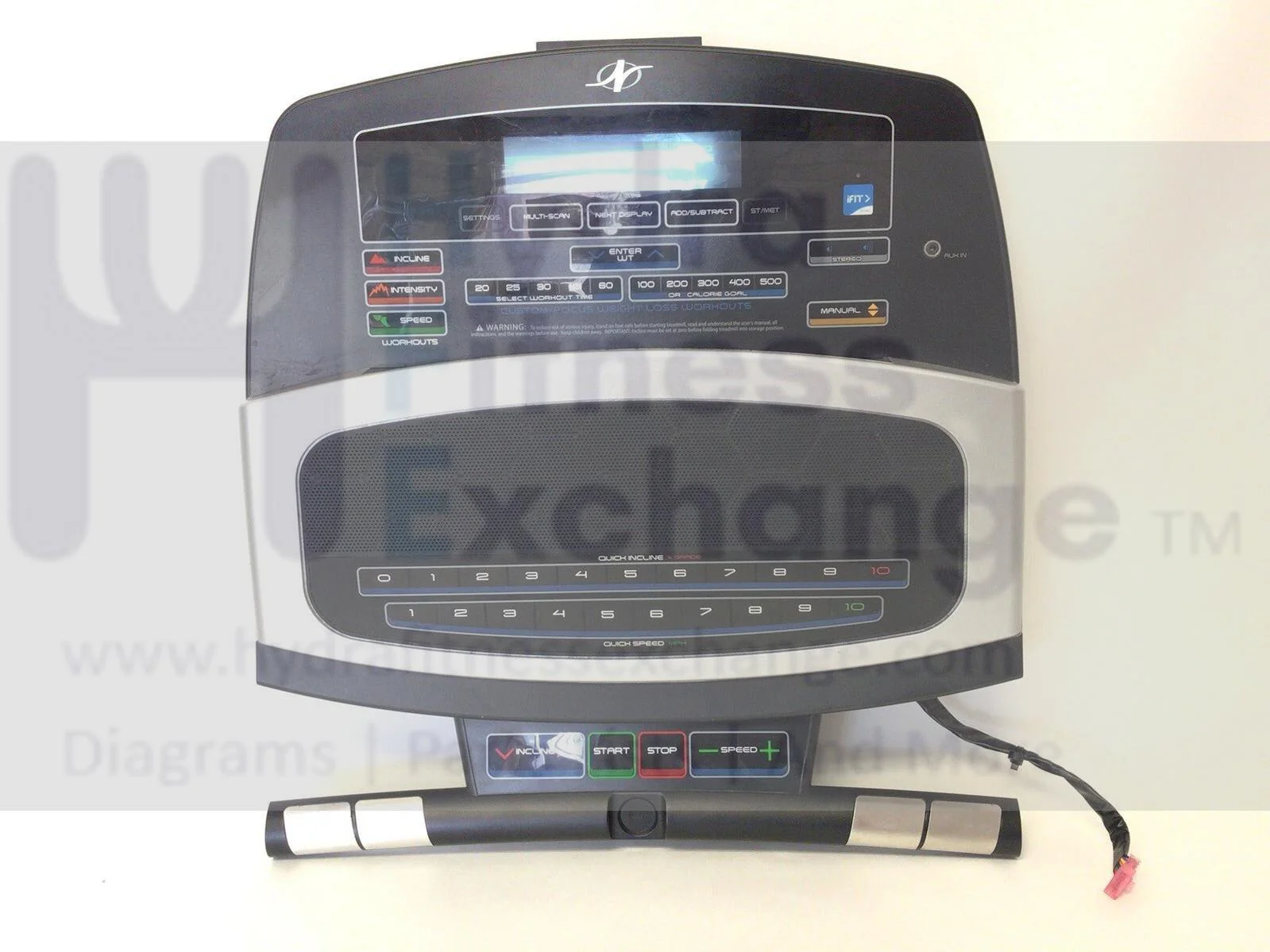 NordicTrack ProForm Treadmill Display Console Panel MFR-ETS598117 392768 - Image 2