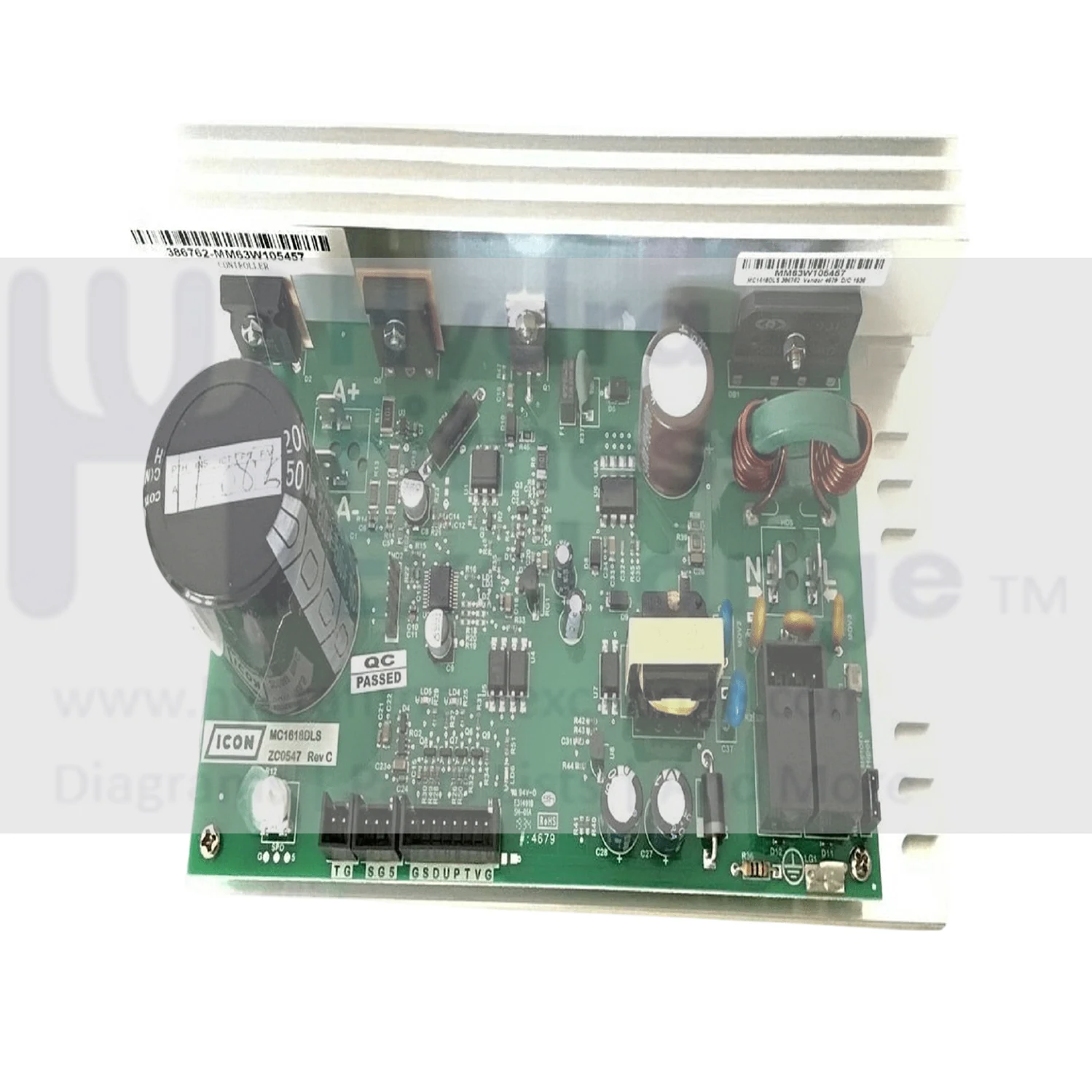NordicTrack ProForm Treadmill Lower Motor Control Board Controller 398065