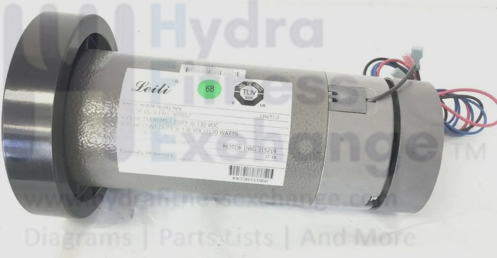 NordicTrack ProForm Weider Treadmill DC Drive Motor with Flywheel 405694