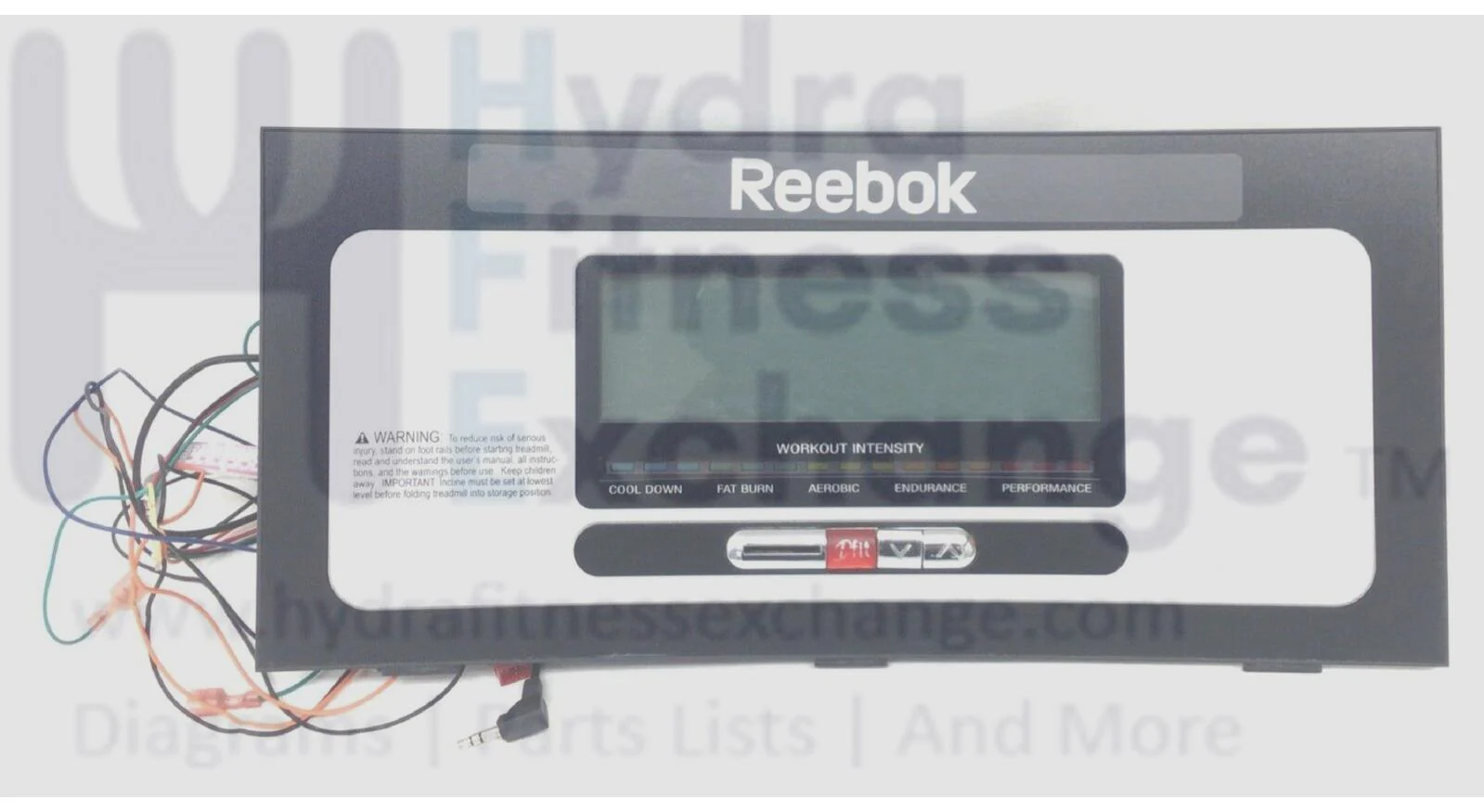 NordicTrack Reebok Treadmill Display Console Portion 261529