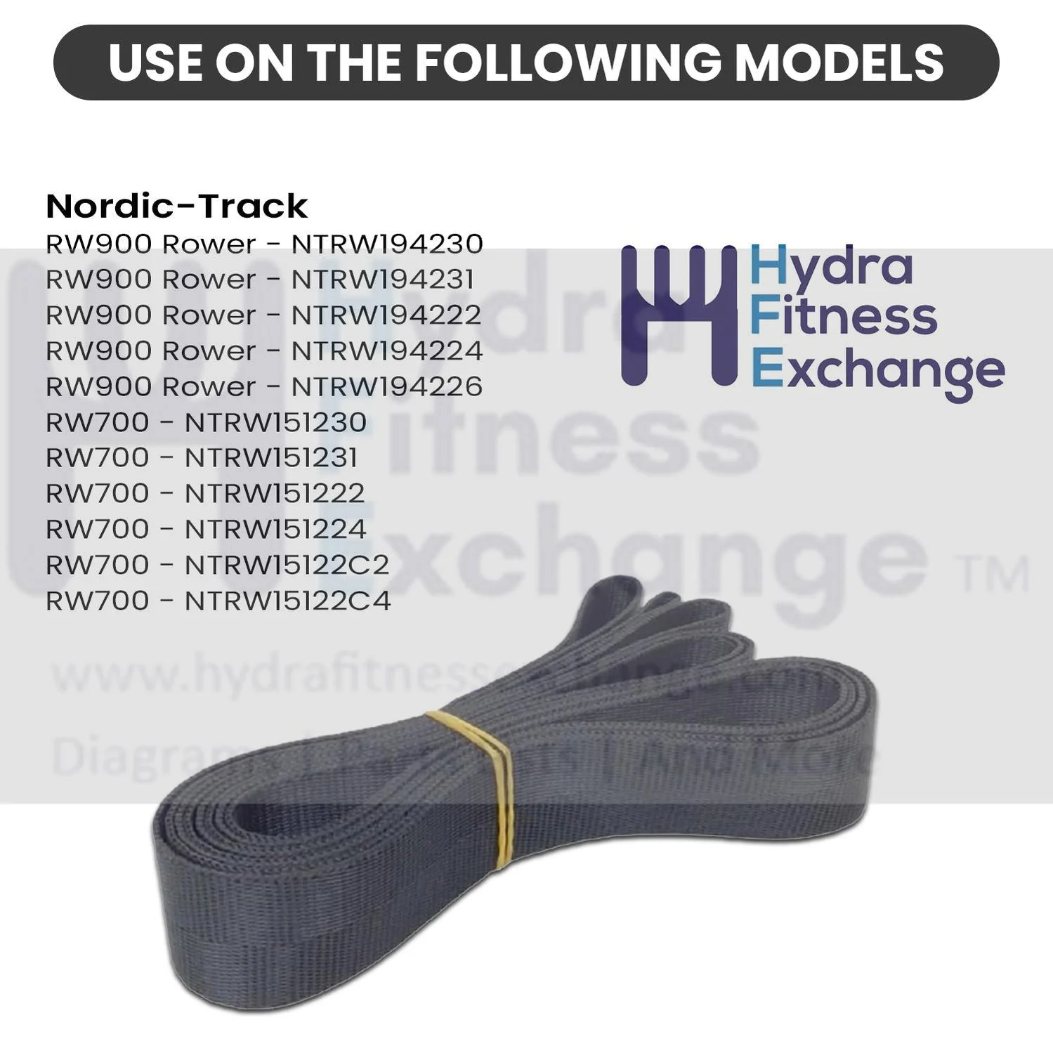 NordicTrack RW900 RW700 RW300 Rower Strap 434737 - Image 8