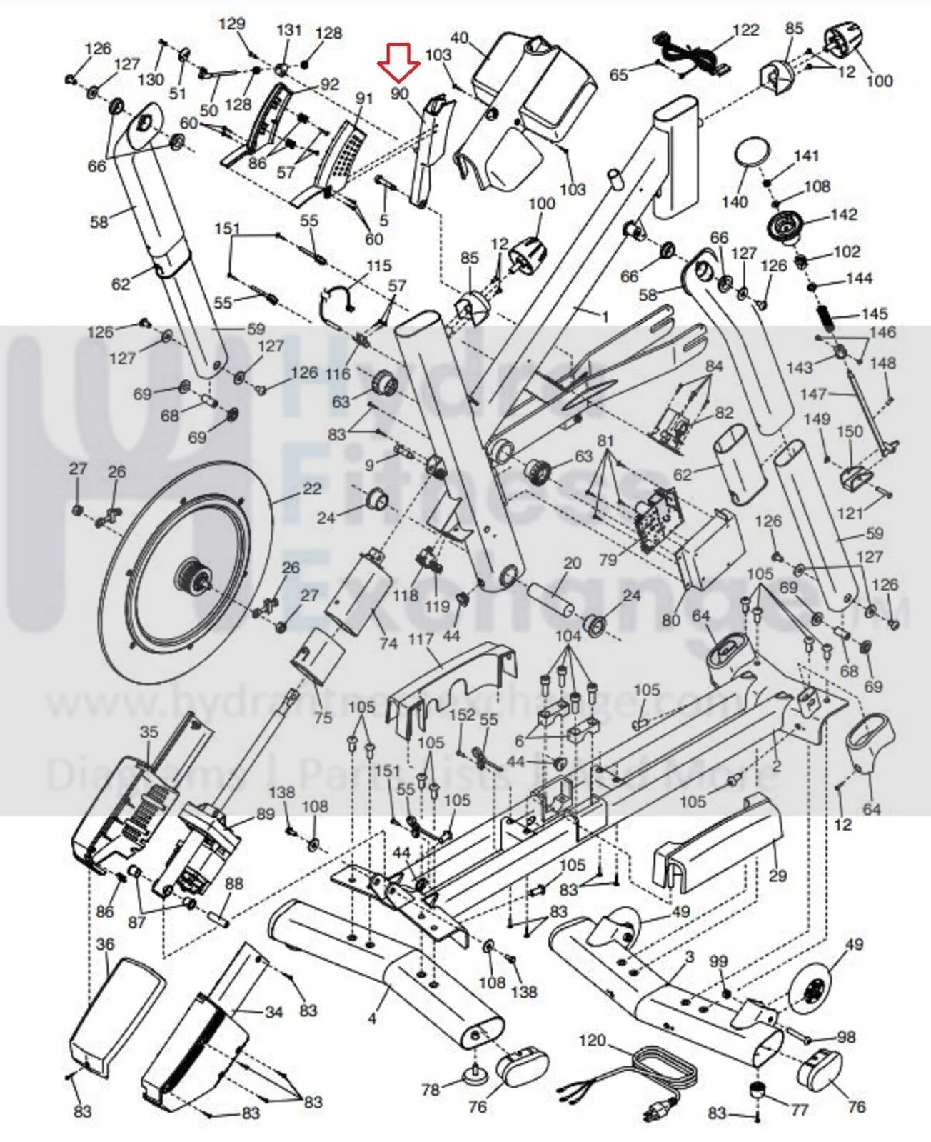 Nordictrack S22i S10i S15i W Tour Cycle  Stationary Bike Magnet Bracket 391409 - Image 2