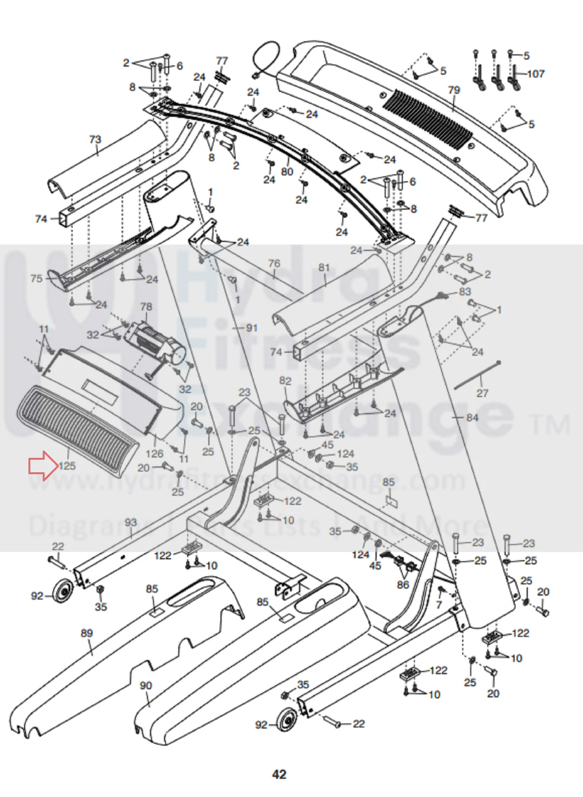 NordicTrack Treadmill Console Fan Grill 385213 - Image 2